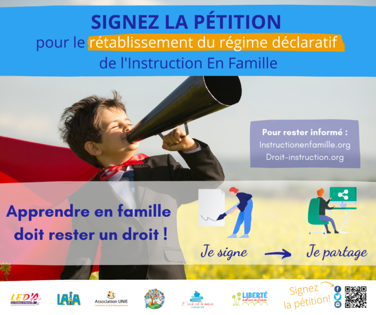 Signez et partagez la pétition