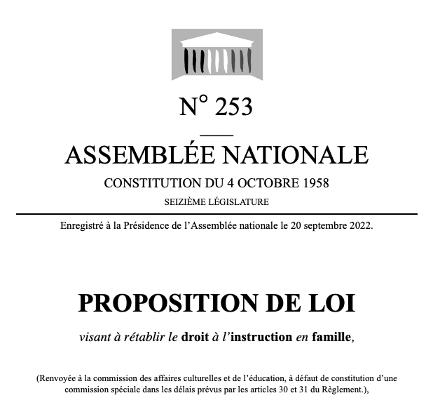 Proposition de loi 253